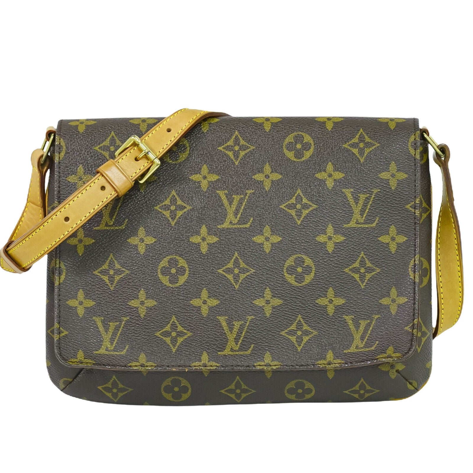 Louis Vuitton Musette Tango  Canvas Shoulder Bag