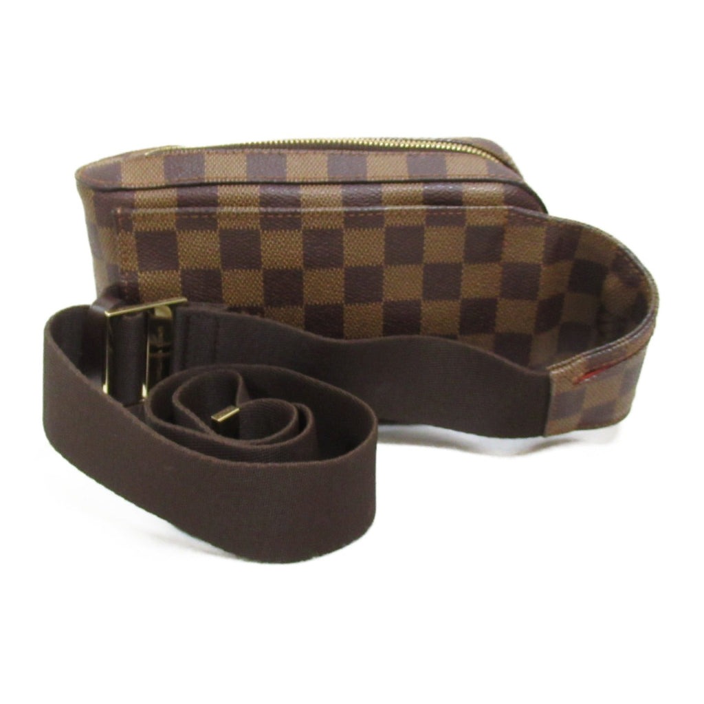 Louis Vuitton Louis Vuitton Geronimo Waist Bag Body Bag PVC Coated Canvas Damier Men Brown N51994