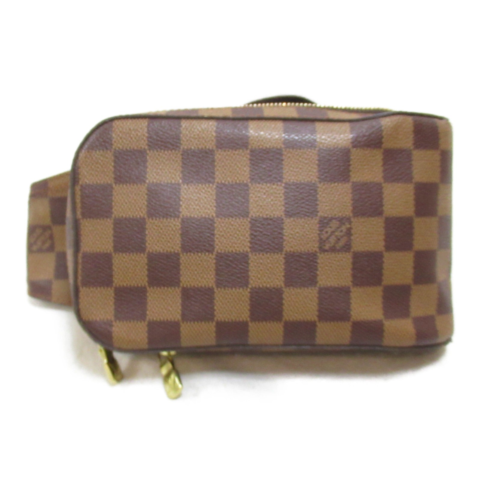 Louis Vuitton Louis Vuitton Geronimo Waist Bag Body Bag PVC Coated Canvas Damier Men Brown N51994