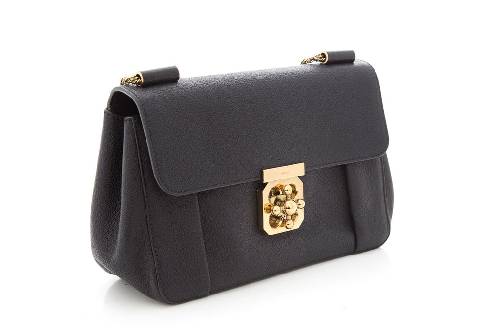Chloe Black Goatskin  "Elise" Small Handbag