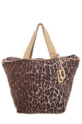 Dolce & Gabbana Canvas Leopard Tote Handbag