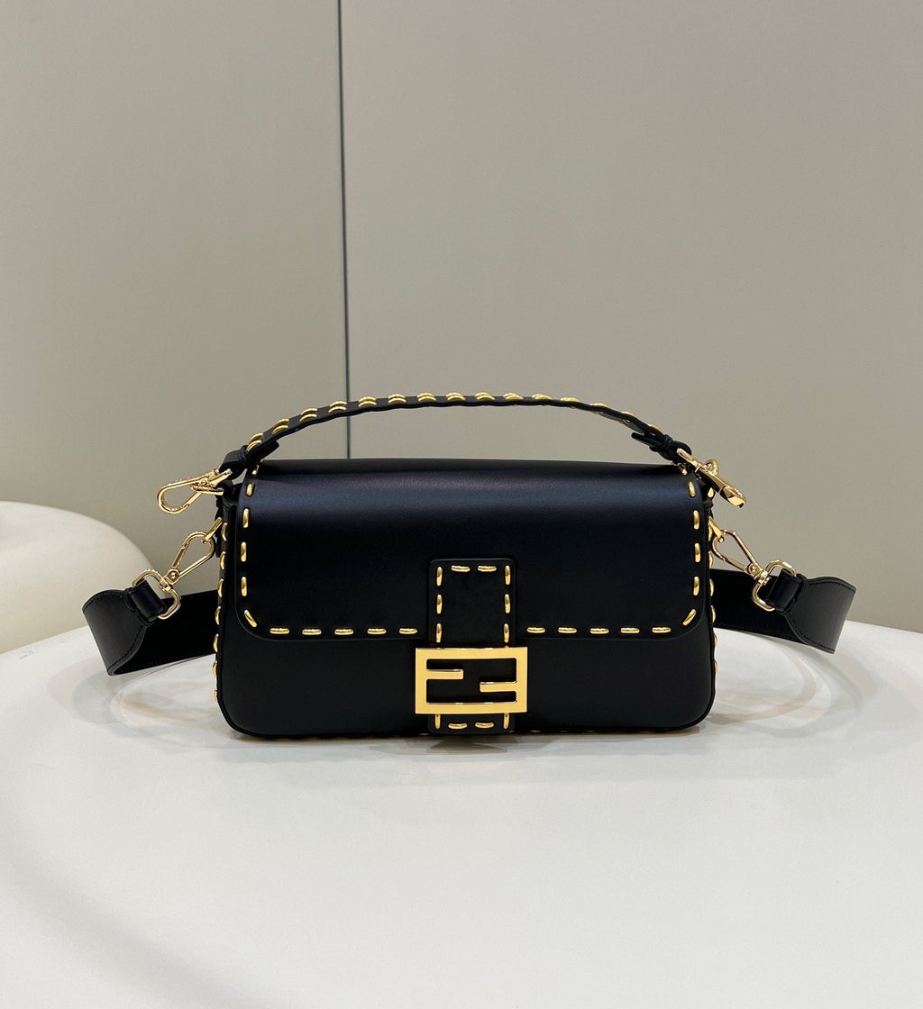 FI Mon Baguette MeGLAMIum Black Bag For Woman 28cm/11in