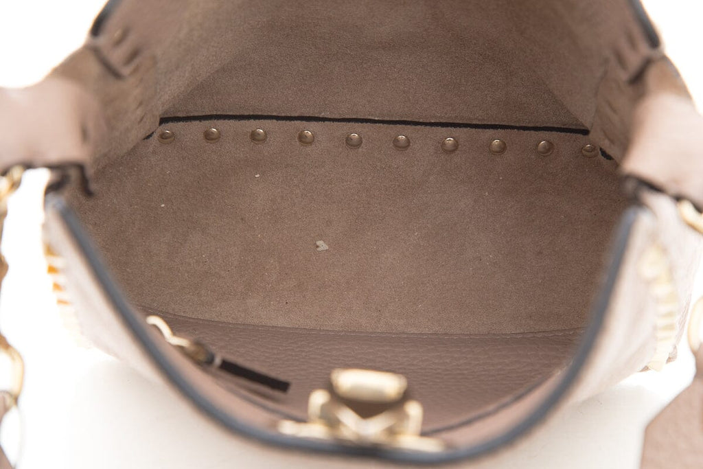 Valentino Garavani Rose Rockstud Flip Lock Messenger Bag