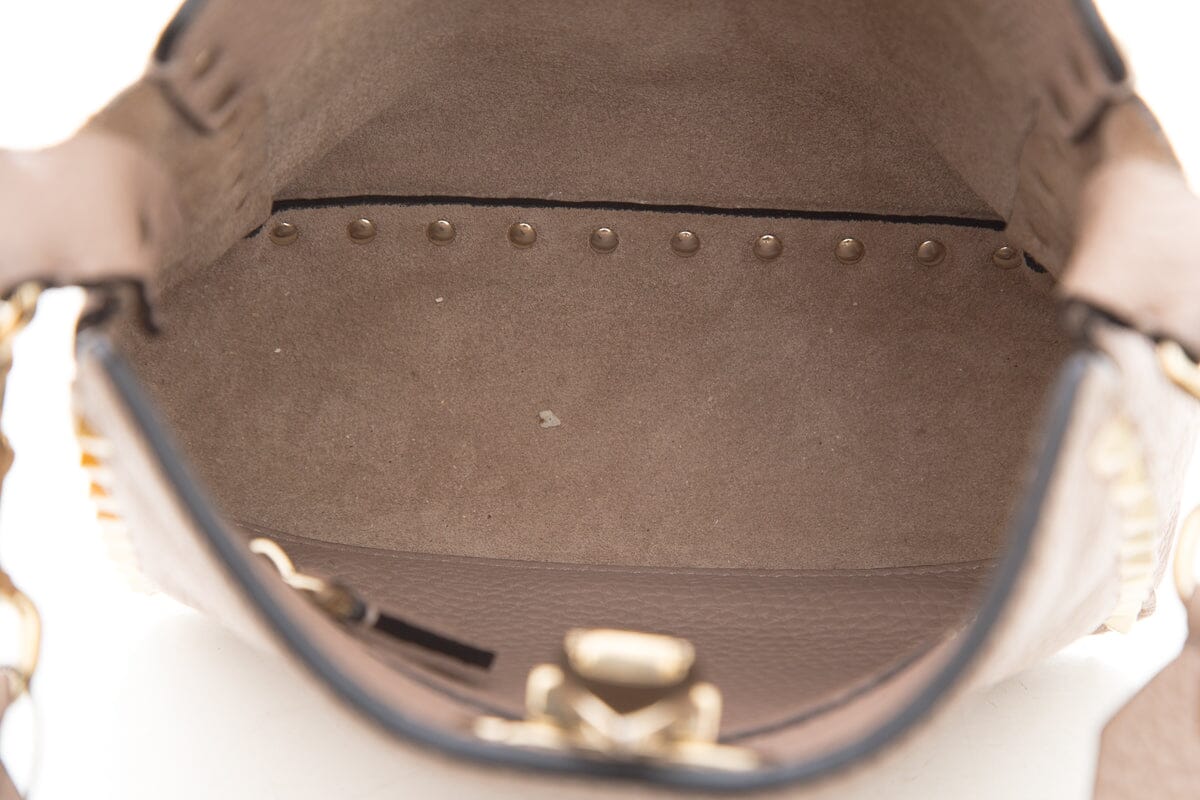 Valentino Garavani Rose Rockstud Flip Lock Messenger Bag