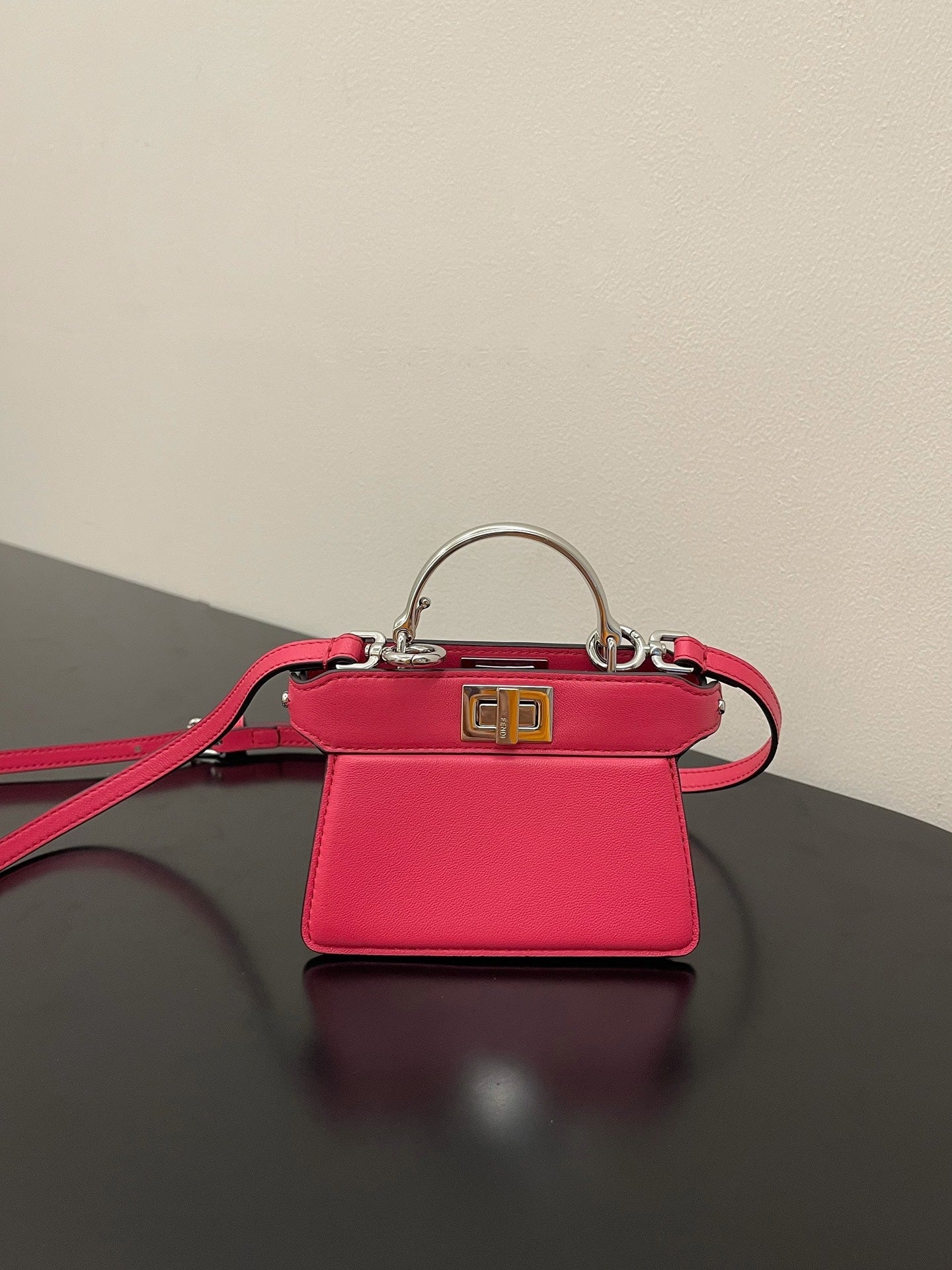 FI GlamI ISeeU Petite Pink Micro Bag For Woman 11cm/4.5in