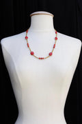 Collier en pâte de verre Chanel (Attribué à)