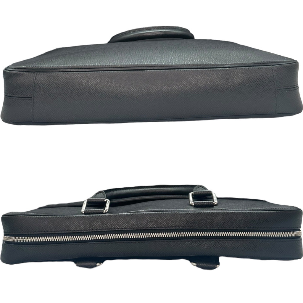 Louis Vuitton Porto Document Business Taiga Black Bag M30643