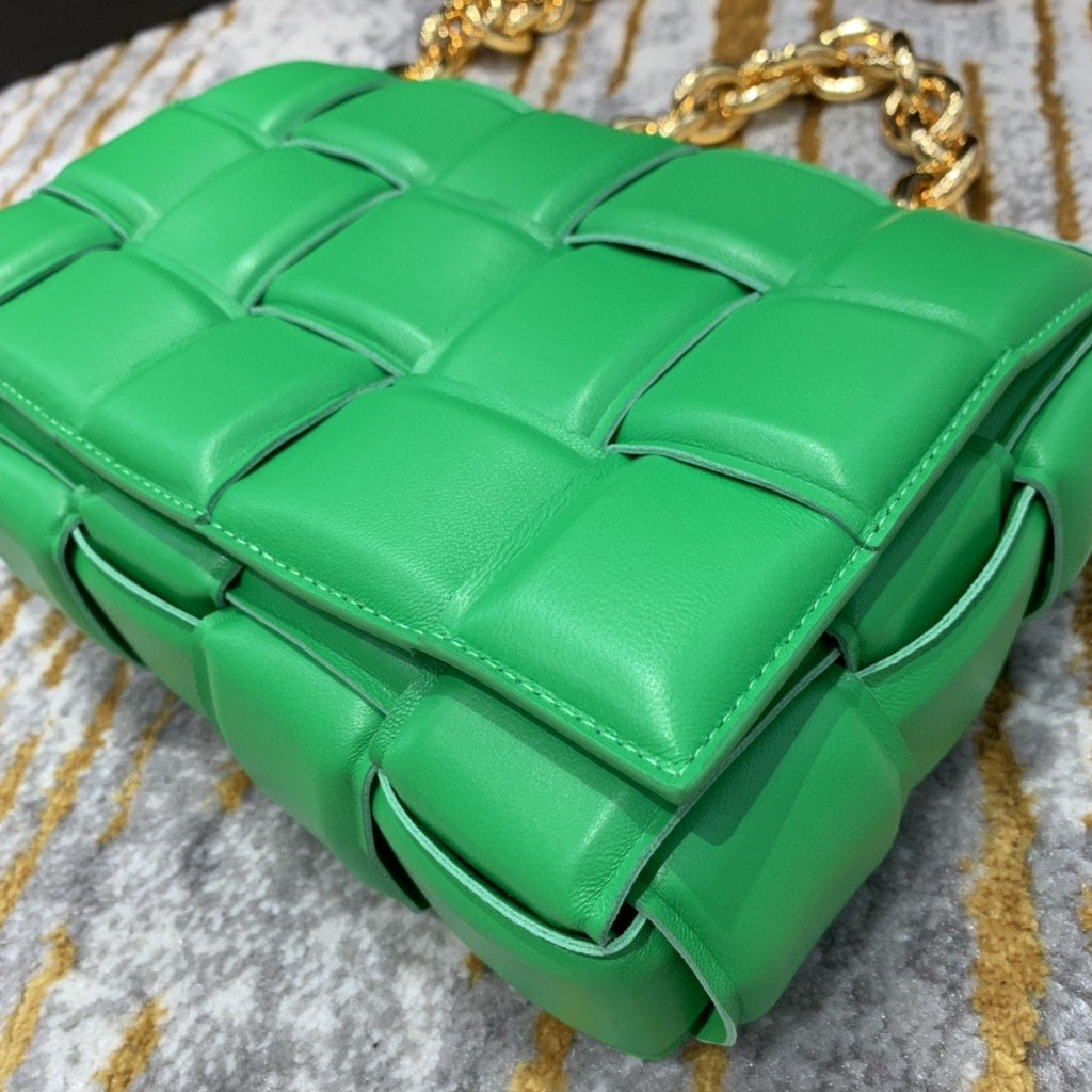 GLAMI Chain Cassette Bag For Women 10.2in/26cm In Green 631421VBWZ03722