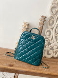 CHLRucksack Backpack Mallard Green Bag For Women 21cm/8in