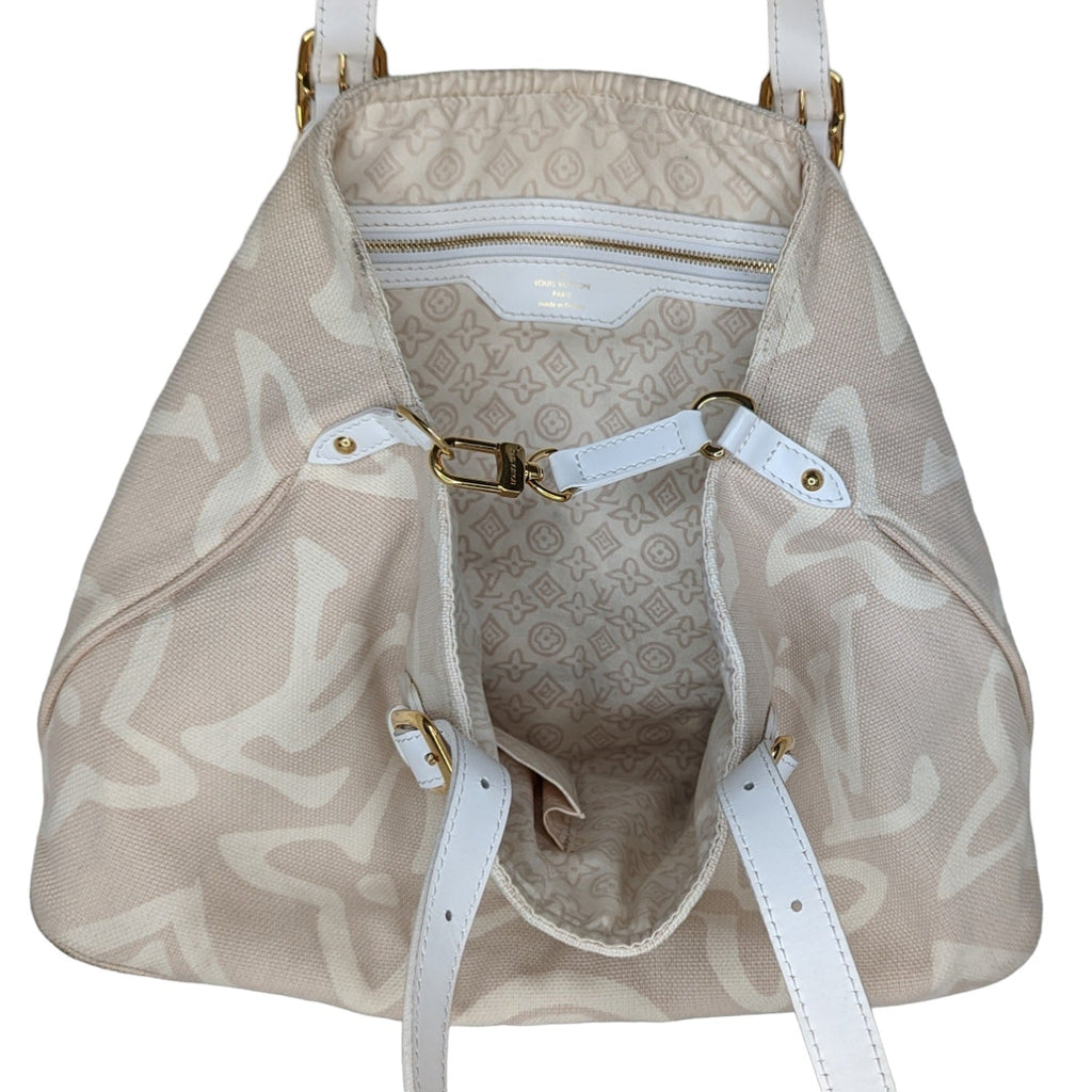 Louis Vuitton Limited Edition Beige Tahitienne Cabas Bag