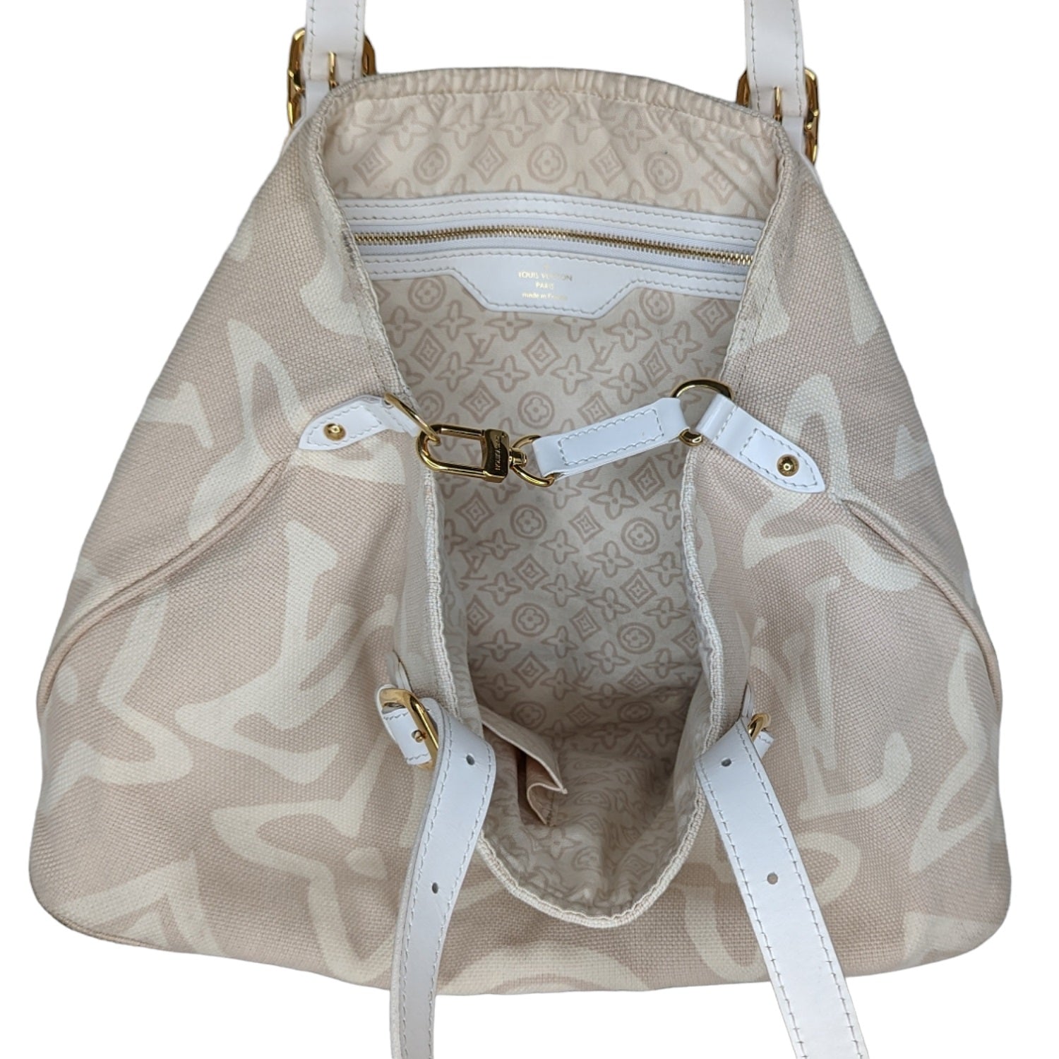 Louis Vuitton Limited Edition Beige Tahitienne Cabas Bag