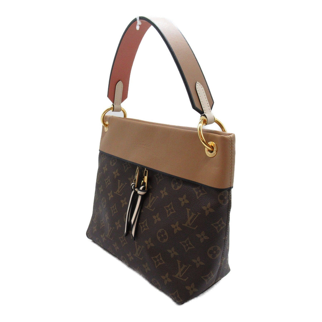 Louis Vuitton Louis Vuitton Tuil Reeves Shoulder Bag PVC Coated Canvas Leather Monogram  Brown Seasame/Pesh/Creme M44272