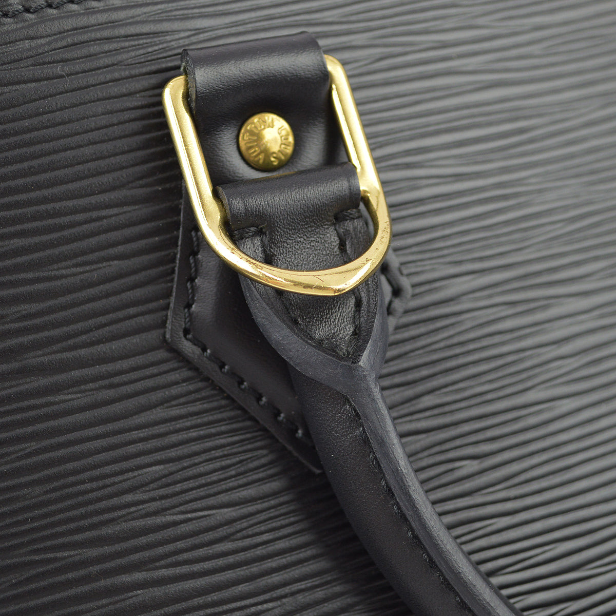 Louis Vuitton 1999 Black Epi Alma M52142