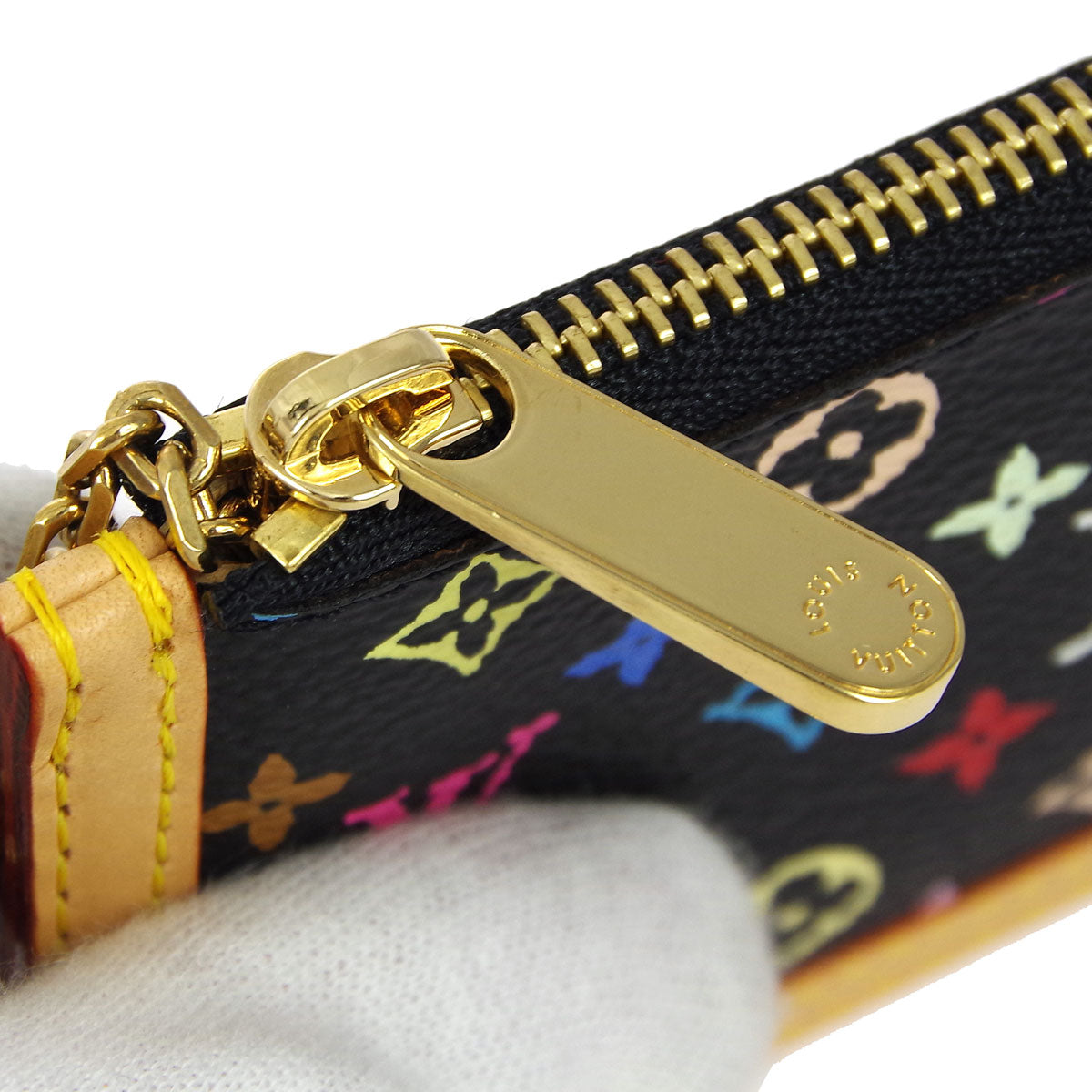 Louis Vuitton Multicolor Pochette Cles Coin Case Wallet M92654