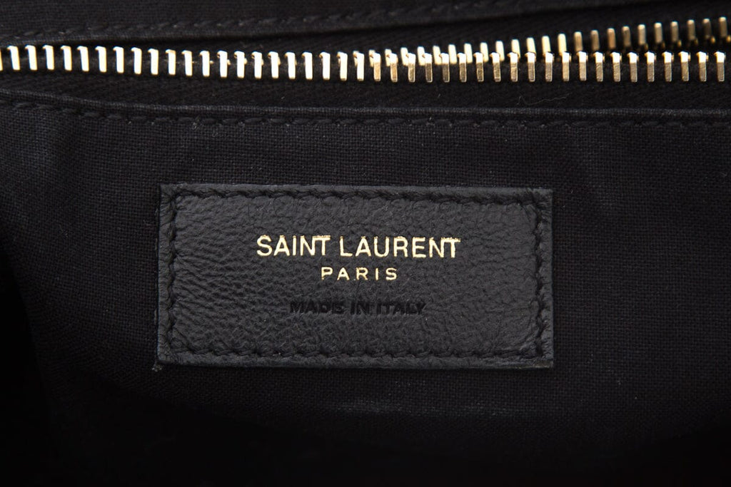 Saint Laurent Beige Rive Gauche Printed Tote