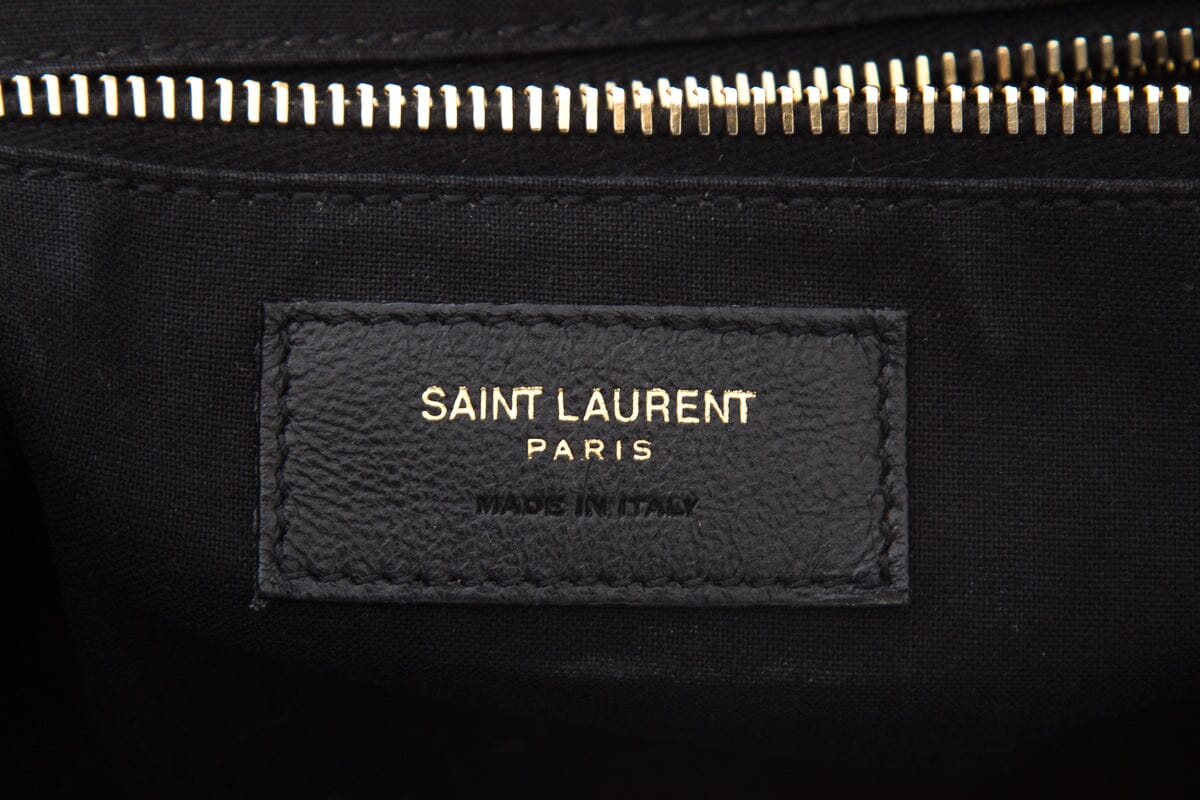 Saint Laurent Beige Rive Gauche Printed Tote
