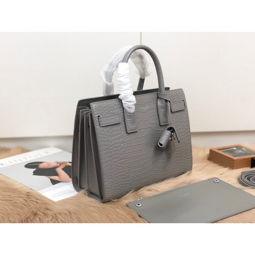 GLAMI Sac De Jour Small In-Gray For Women 12.5in/32cm YSL