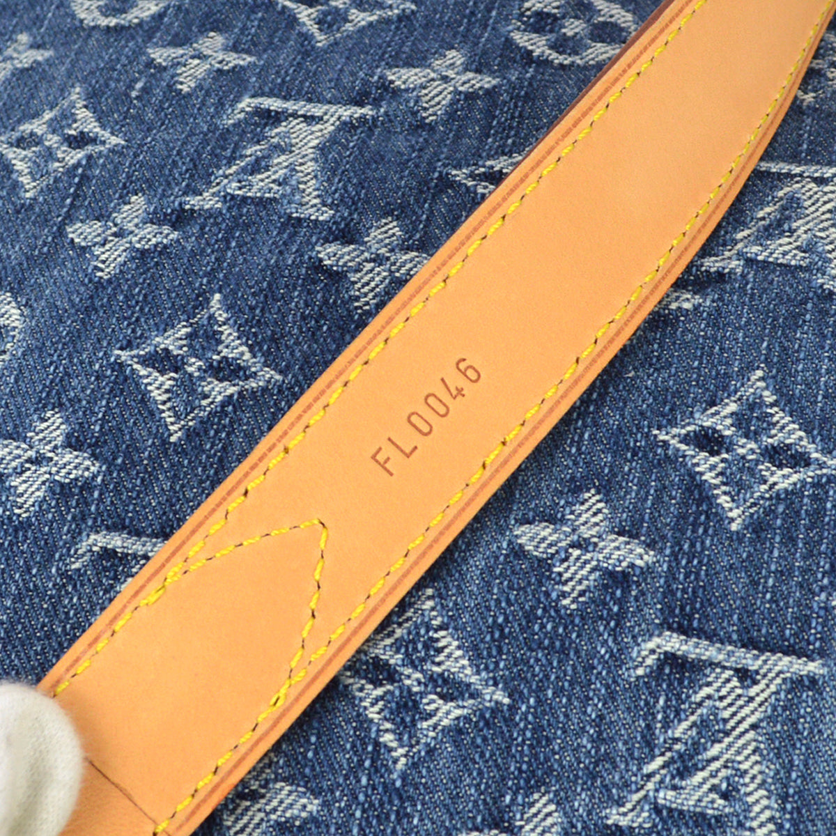 Louis Vuitton 2006 Monogram Denim Baggy GM Shoulder Bag M95048