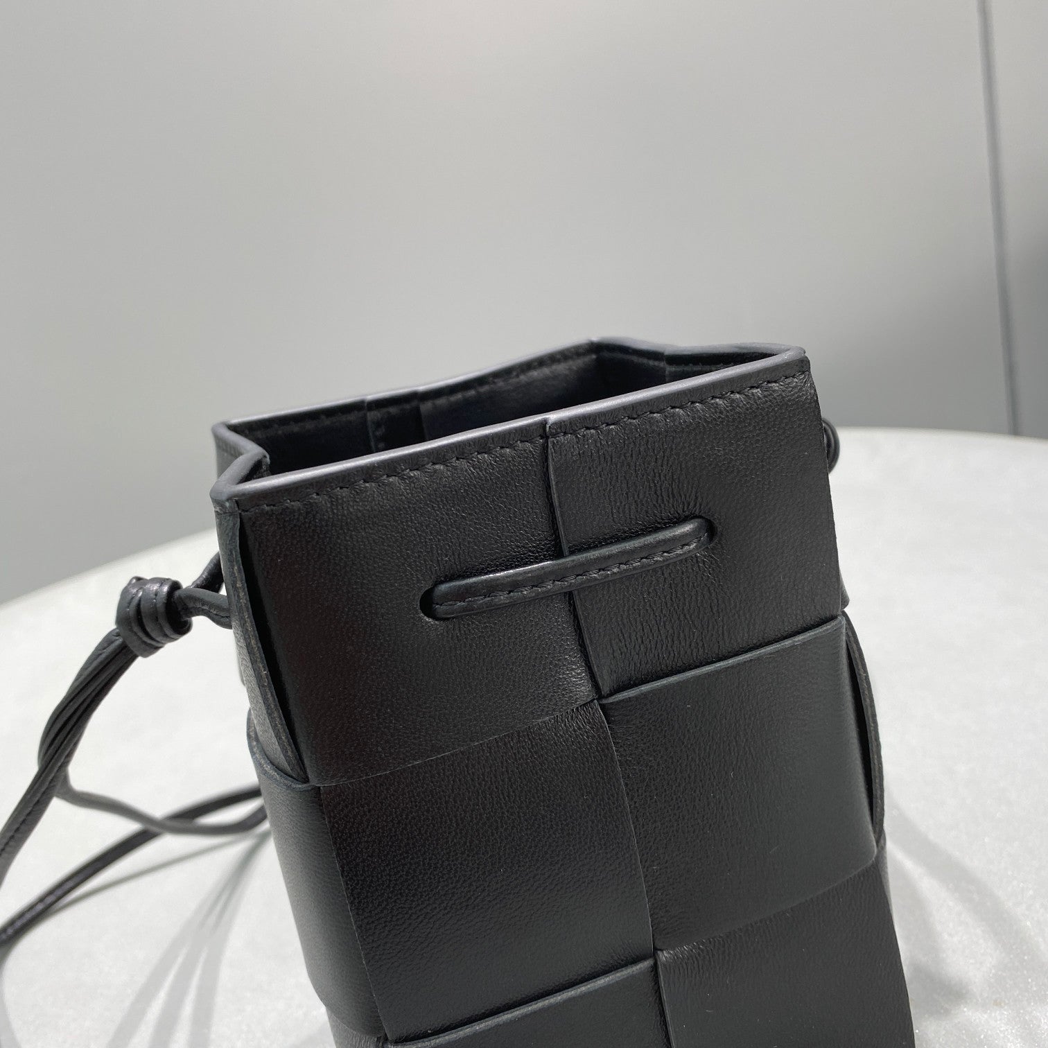 GLAMI Mini Cassette Bucket Bag Black, For Women, Bags 5.5in/14cm 680217VCQC48425