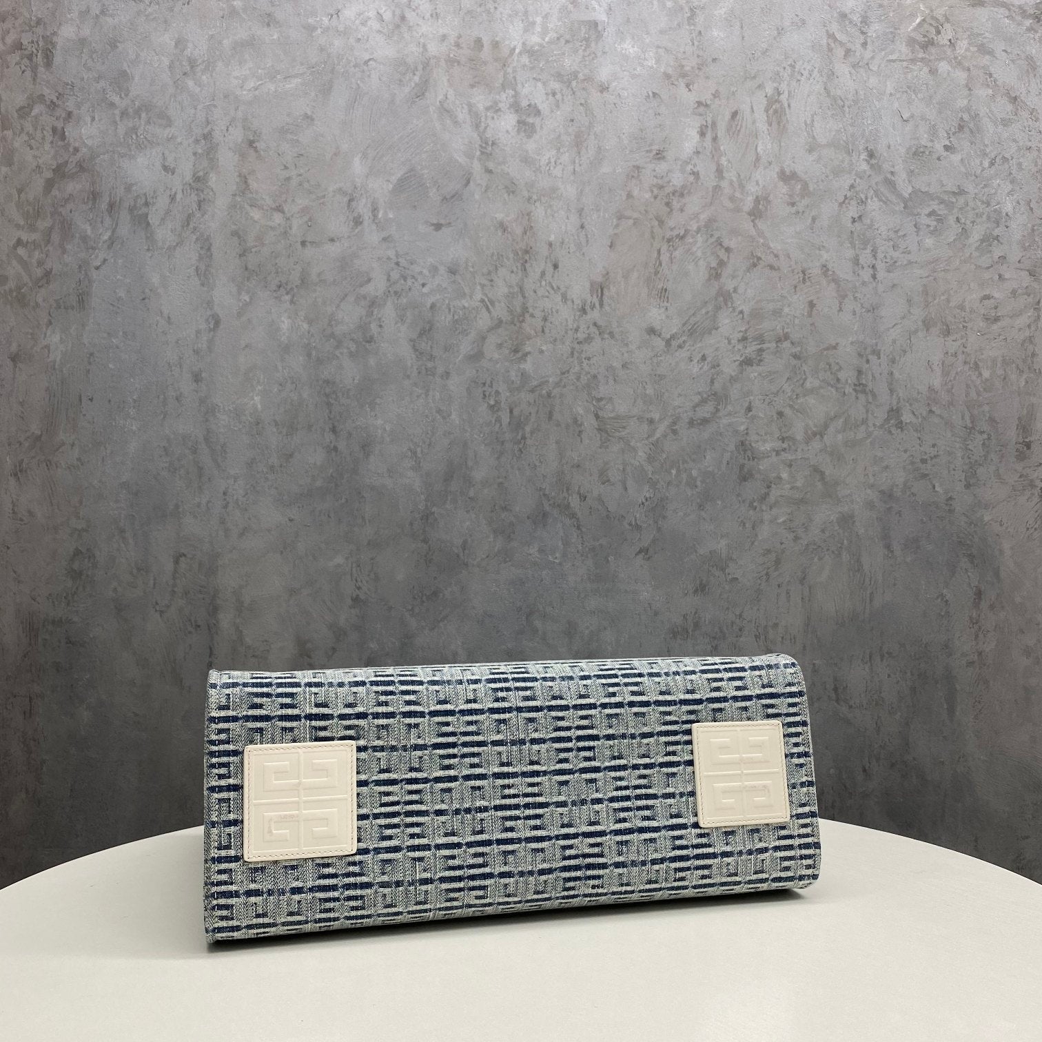 gv MeGLAMIum G Tote Shopping Bag Denim Blue For Women, Handbags, Shoulder Bags 7.5in/19cm GVC GLAMI50N2B1GC-457