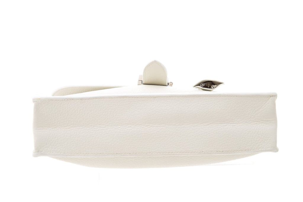 HermÃƒÆ’Ã‚Â¨s White Sac a Depeches 27 Handbag