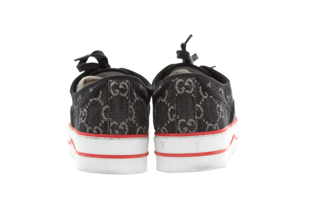 Gucci Black Monogram 1977 Sneakers SZ 8.5
