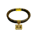Louis Vuitton Brown Twice Keepit Trunk Charm 1923 Bracelet