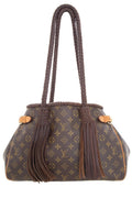 Louis Vuitton Brown Canvas Monogram Revamped Fringe Handbag