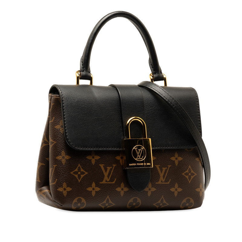 Louis Vuitton Monogram Locky BB Handbag S Bag 2WAY M44141 Noir Brown PVC Leather  Louis Vuitton