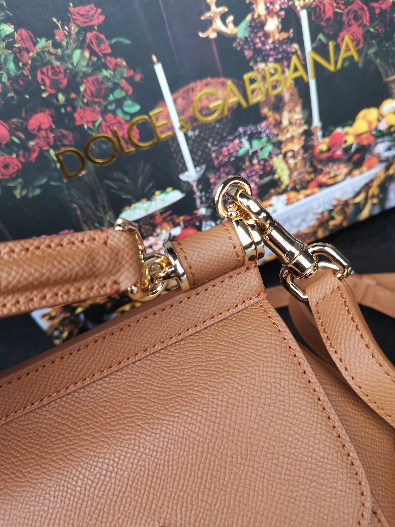 GLAMI Small Sicily Bag In Dauphine Brown For Women 7.5in/19cm GLAMI