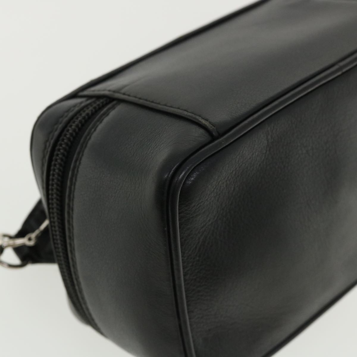 GUCCI Pouch Leather Black 3219560141 ac1049