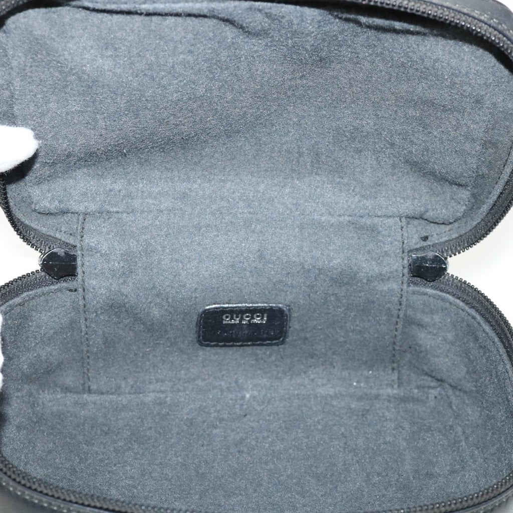 GUCCI Pouch Leather Black 3219560141 ac1049