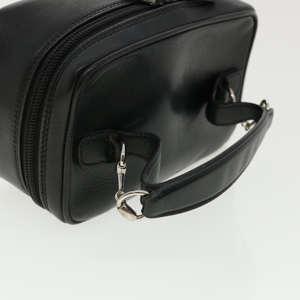 GUCCI Pouch Leather Black 3219560141 ac1049