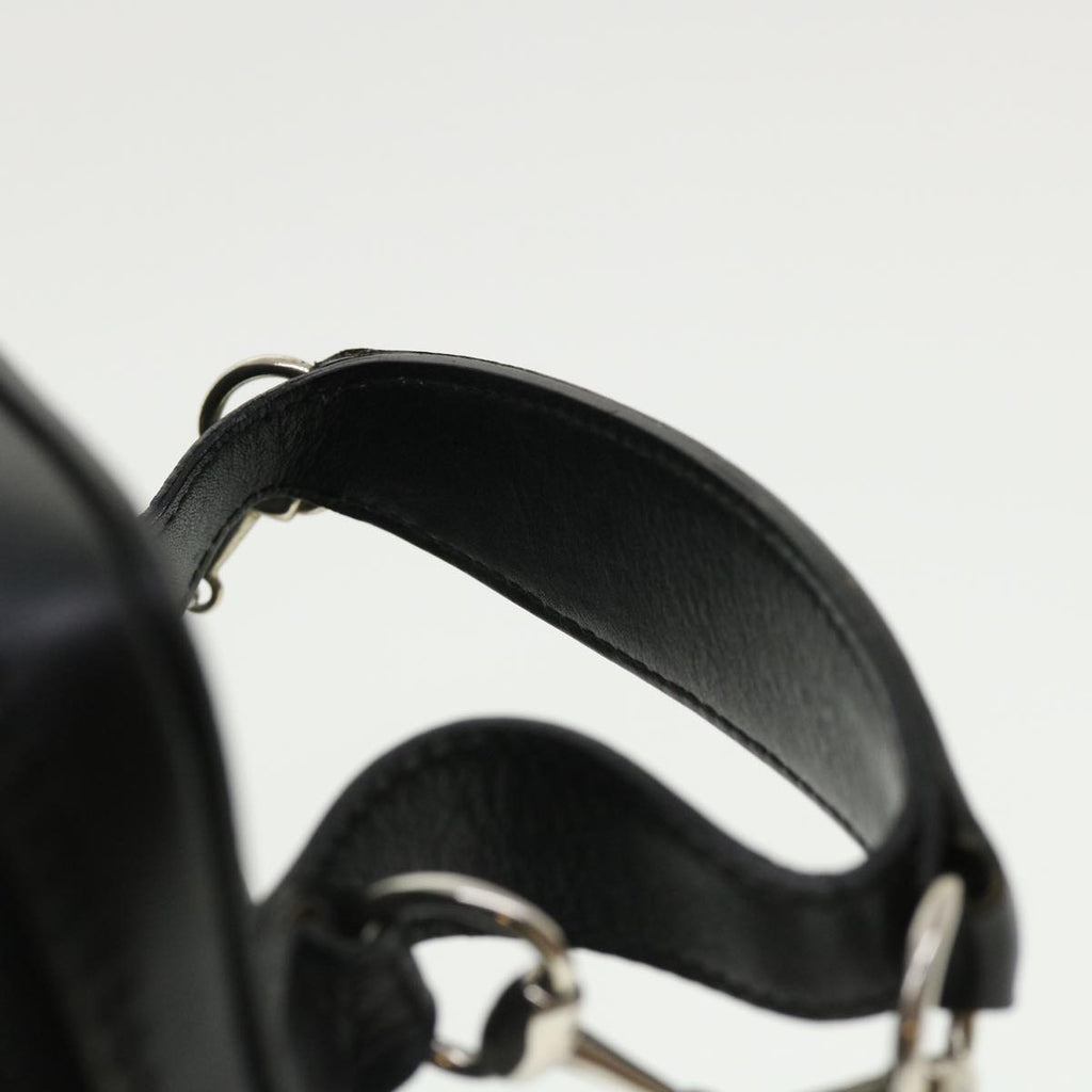 GUCCI Pouch Leather Black 3219560141 ac1049