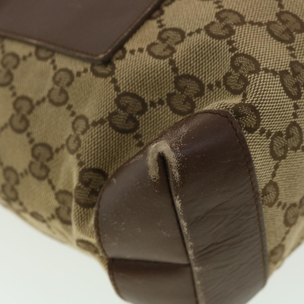 GUCCI GG Canvas Tote Bag Beige ac1327