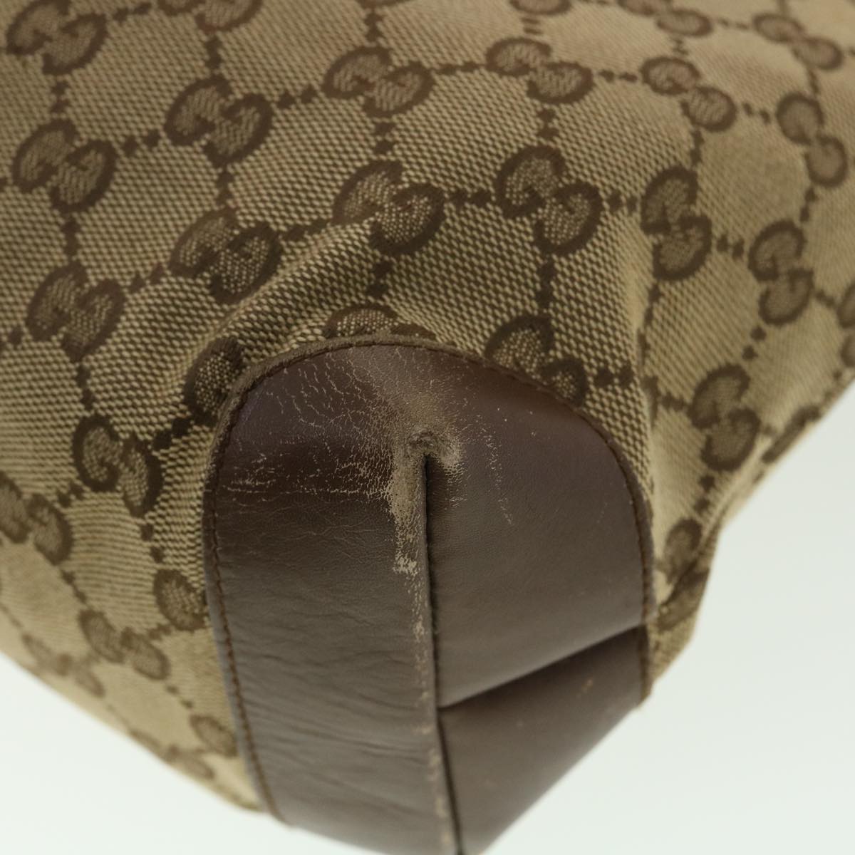 GUCCI GG Canvas Tote Bag Beige ac1327