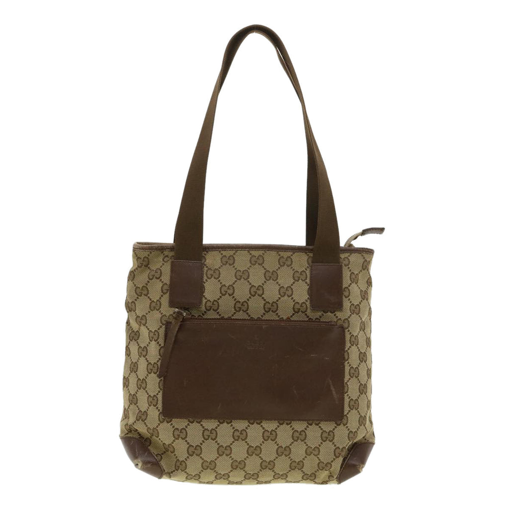 GUCCI GG Canvas Tote Bag Beige ac1327