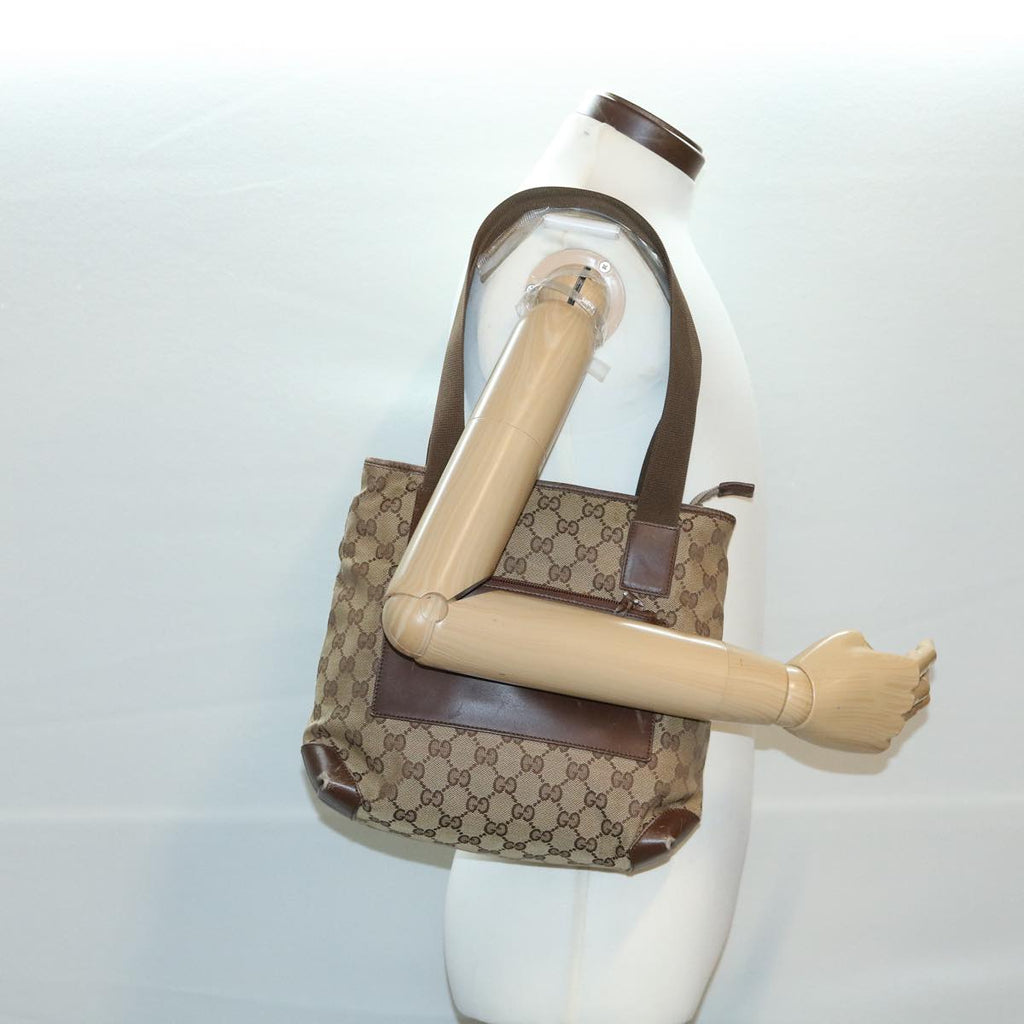 GUCCI GG Canvas Tote Bag Beige ac1327