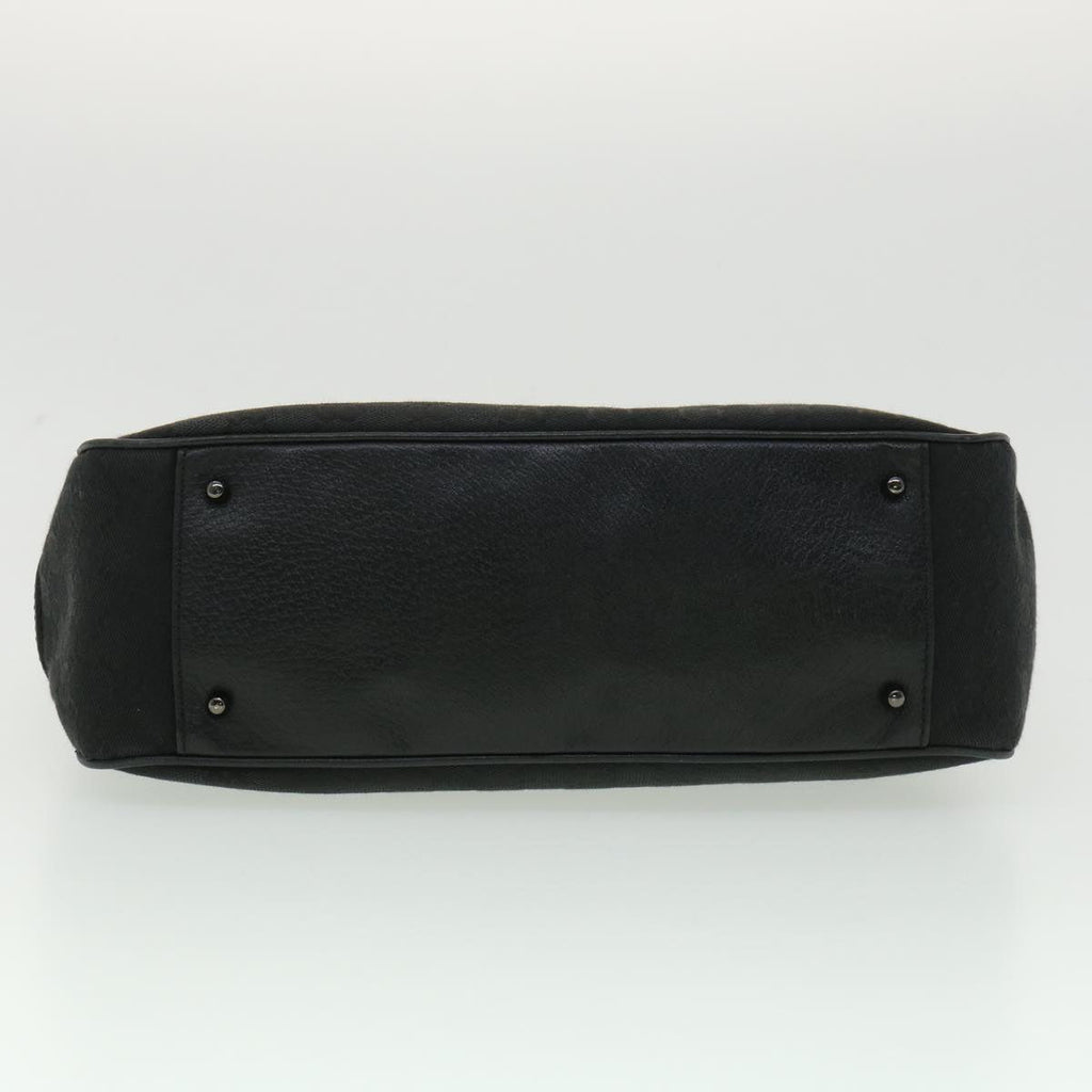 GUCCI GG Canvas Shoulder Bag Black ac1349