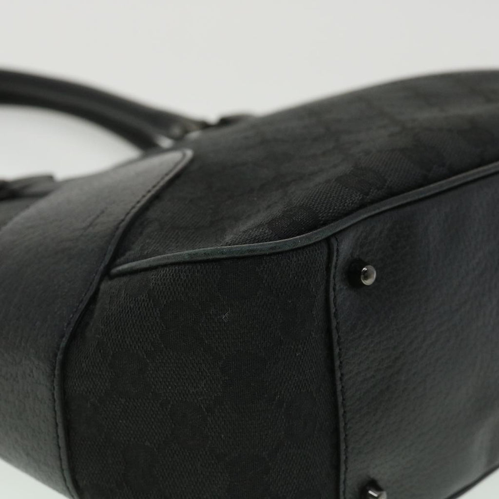 GUCCI GG Canvas Shoulder Bag Black ac1349