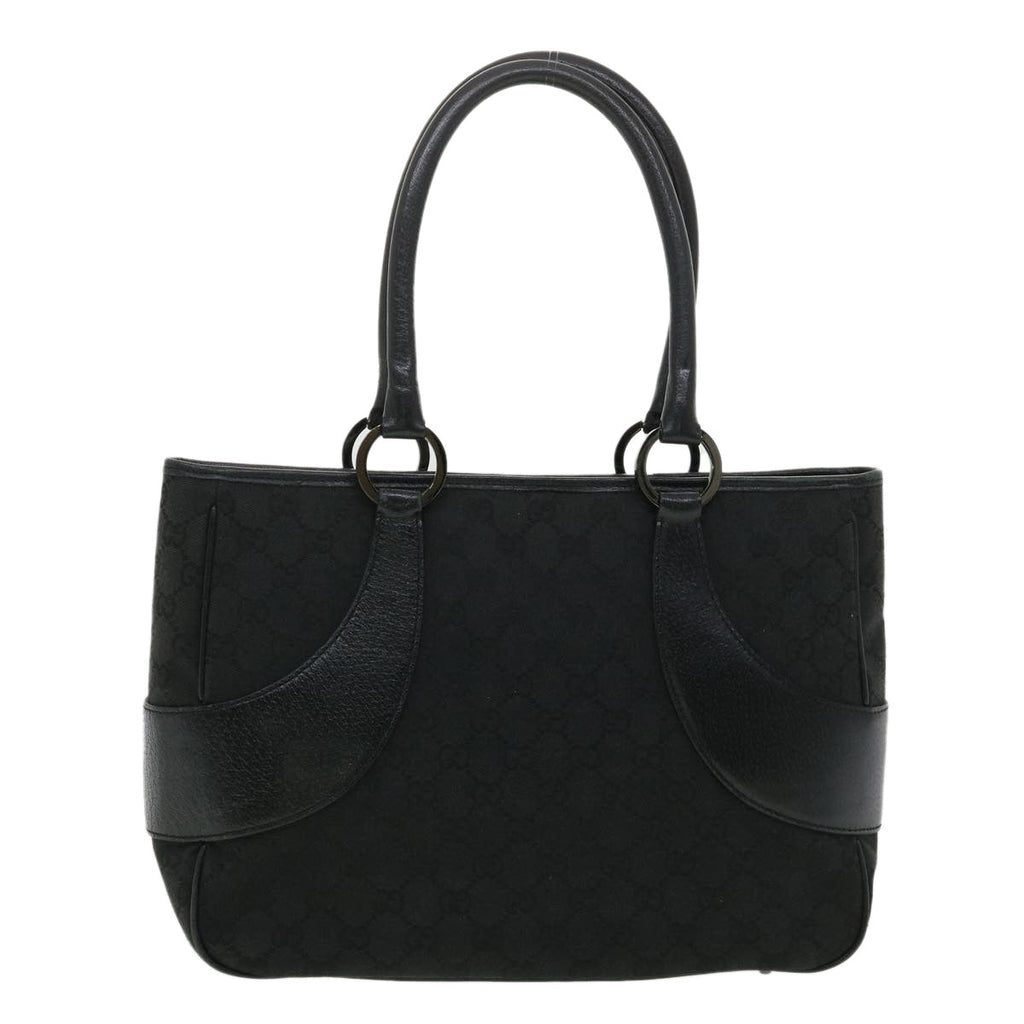 GUCCI GG Canvas Shoulder Bag Black ac1349