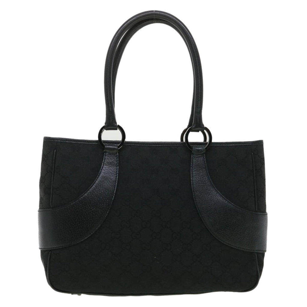 GUCCI GG Canvas Shoulder Bag Black ac1349