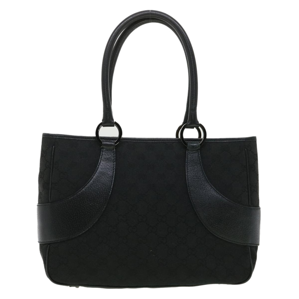 GUCCI GG Canvas Shoulder Bag Black ac1349