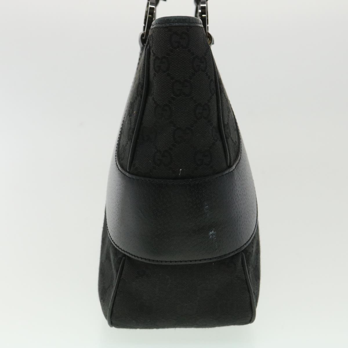 GUCCI GG Canvas Shoulder Bag Black ac1349