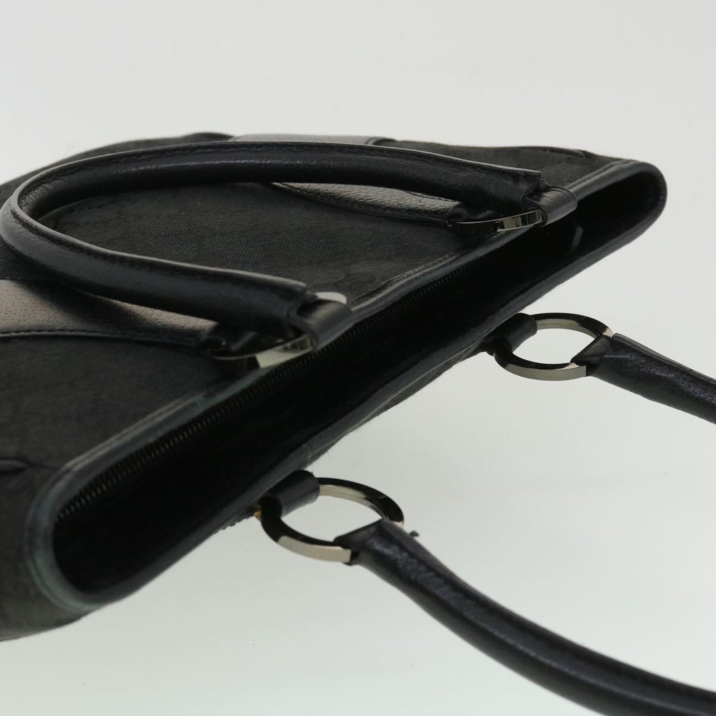 GUCCI GG Canvas Shoulder Bag Black ac1349