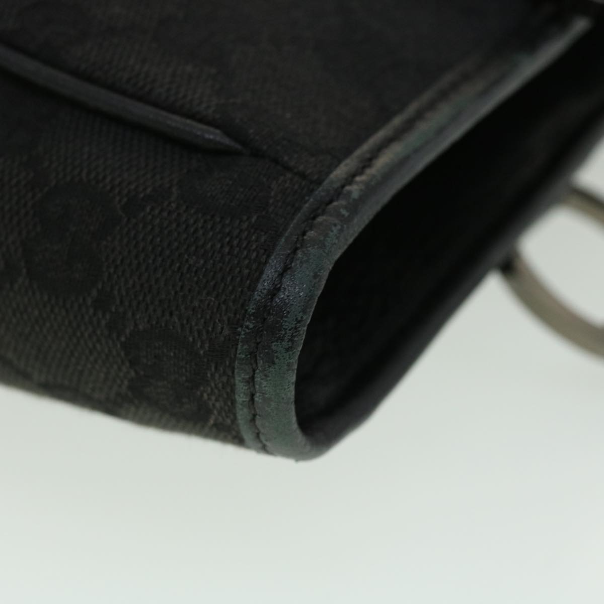 GUCCI GG Canvas Shoulder Bag Black ac1349