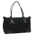 GUCCI GG Canvas Web Sherry Line Shoulder Bag Black Red Green ac1354