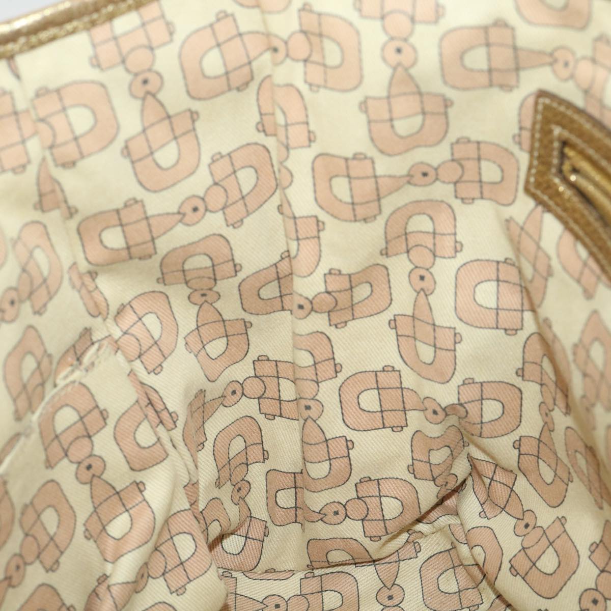 GUCCI GG Canvas Tote Bag Beige Gold 137396 ac1626