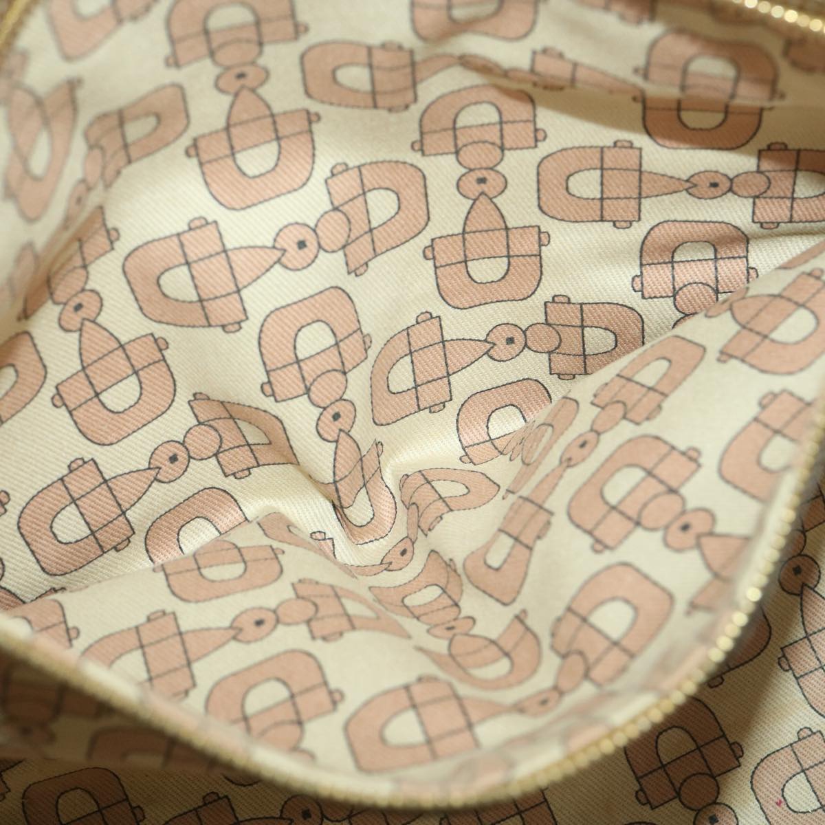 GUCCI GG Canvas Tote Bag Beige Gold 137396 ac1626