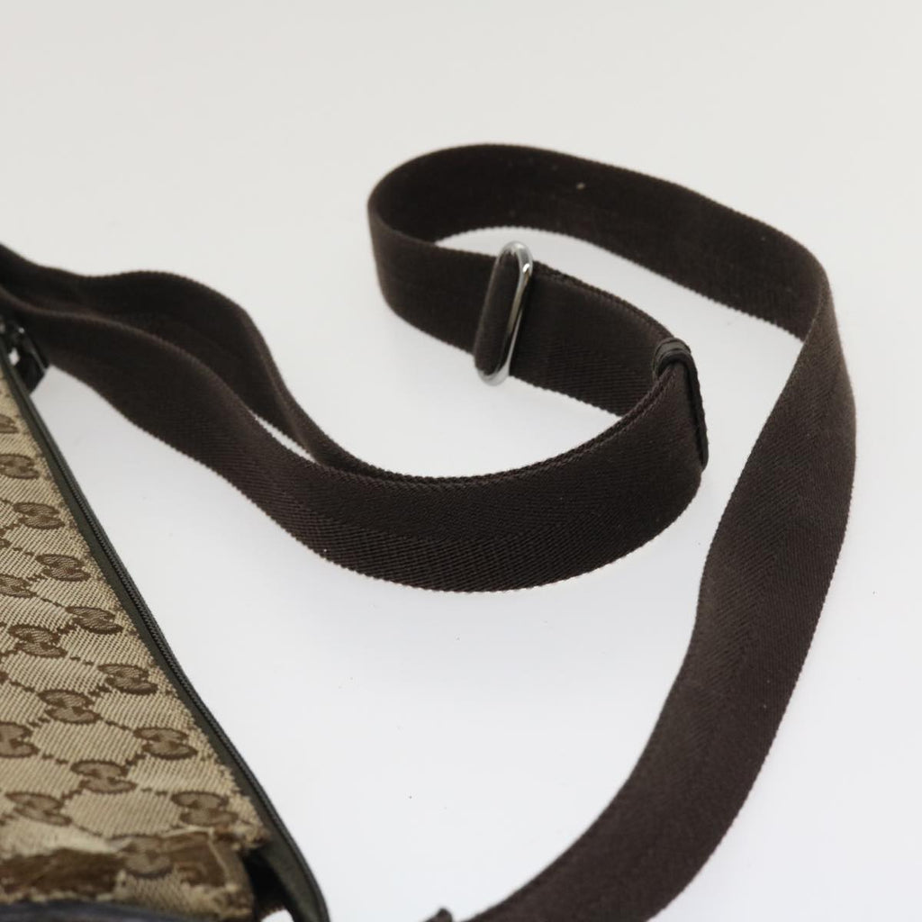 GUCCI GG Canvas Shoulder Bag Canvas Beige Brown 145856 ac1754